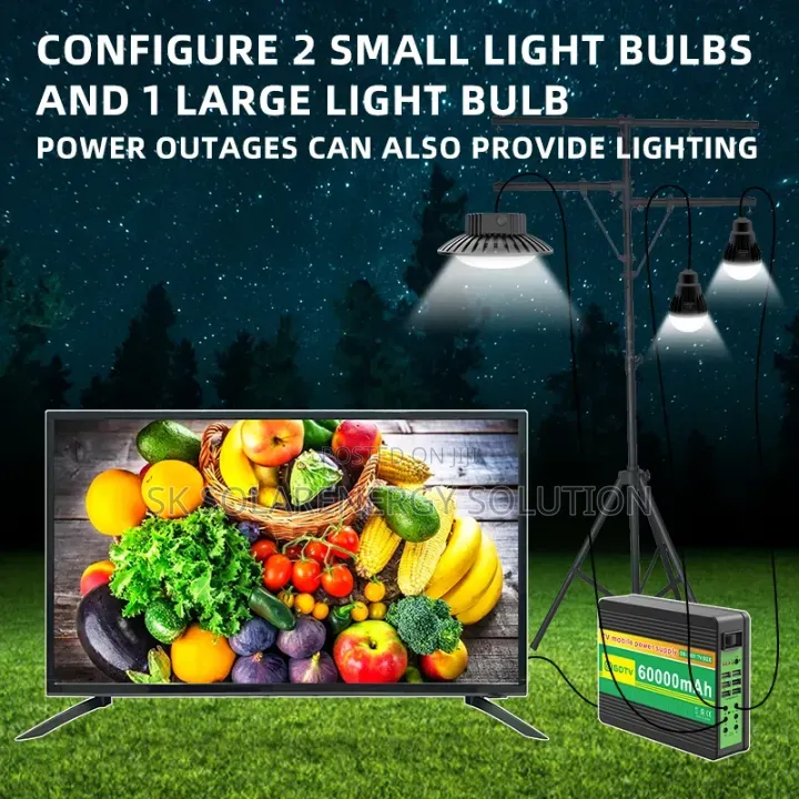 32 Inches All in One Solar TV
