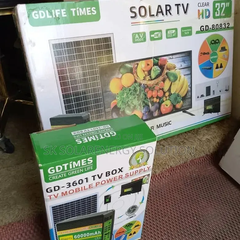 32 Inches All in One Solar TV