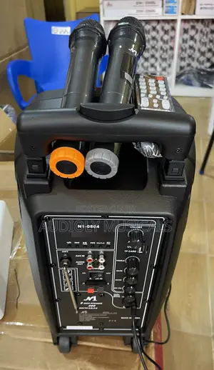 N1 8-Inches Bluetooth Rechargeable Speaker With Two Microphones