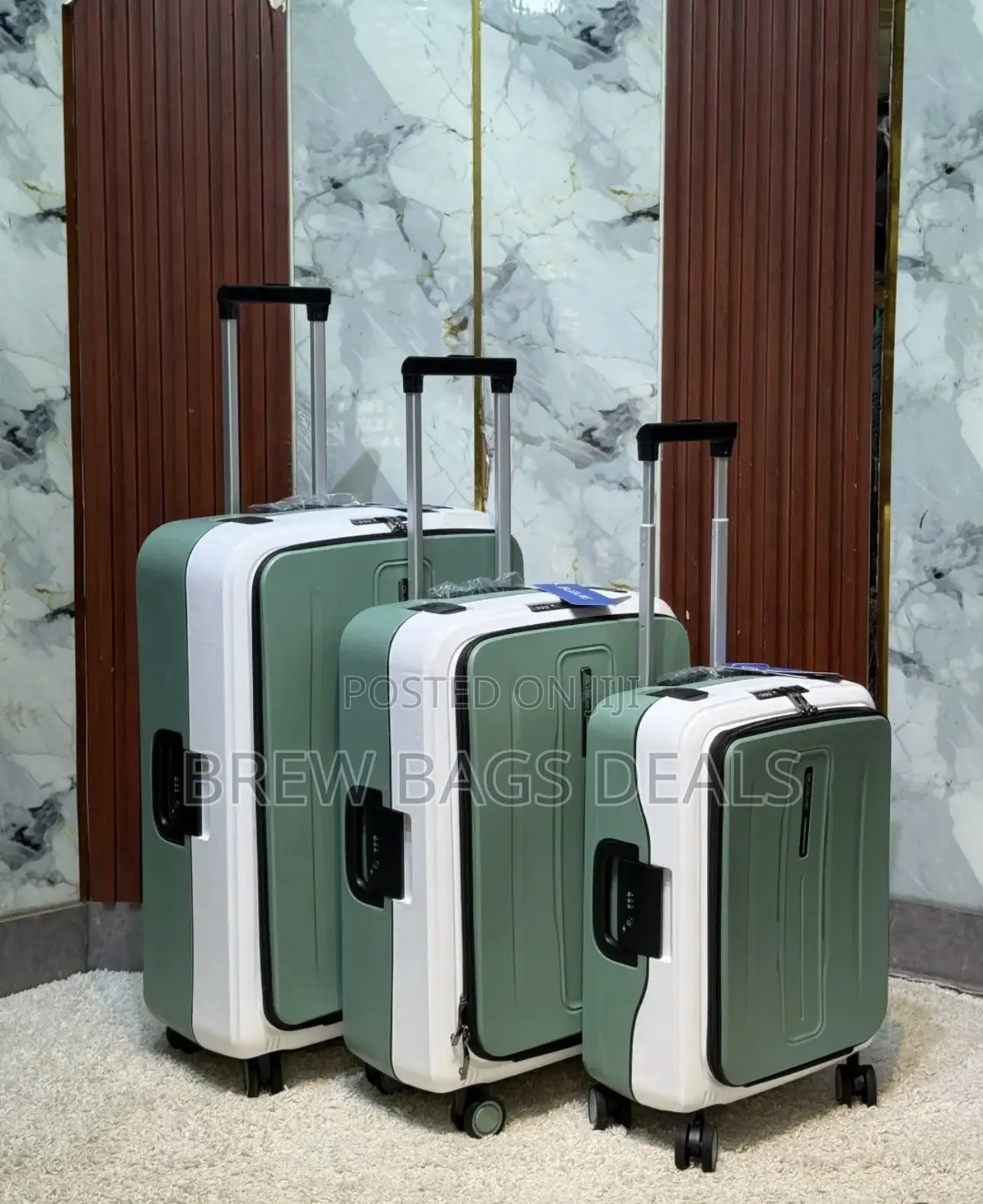 Premium Quality 3set Bubule Zipless Hard Body Traveling Bag