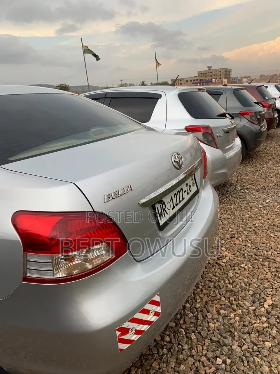 Toyota Belta 2012 Silver