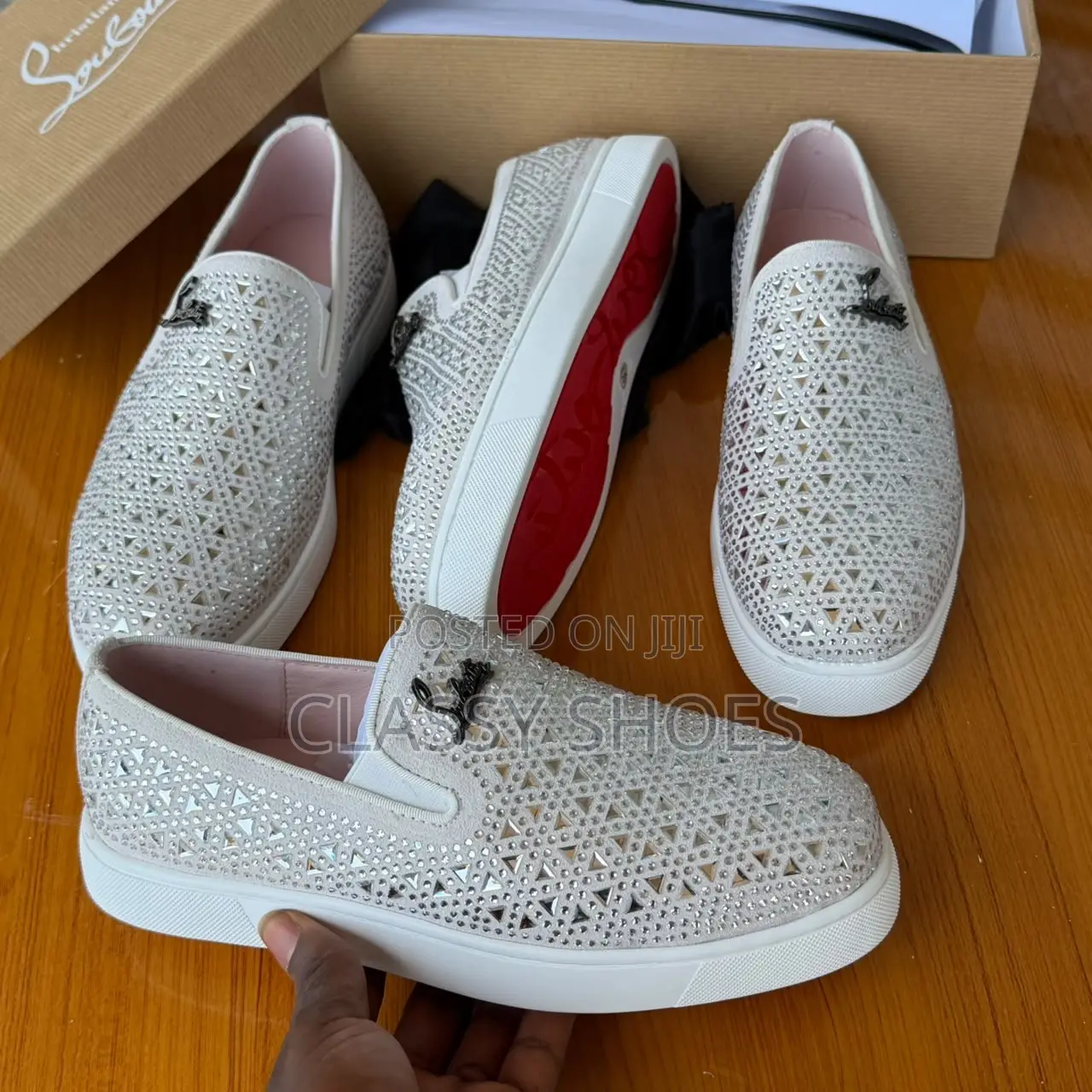 Christian Loboutin Loafers With Stones
