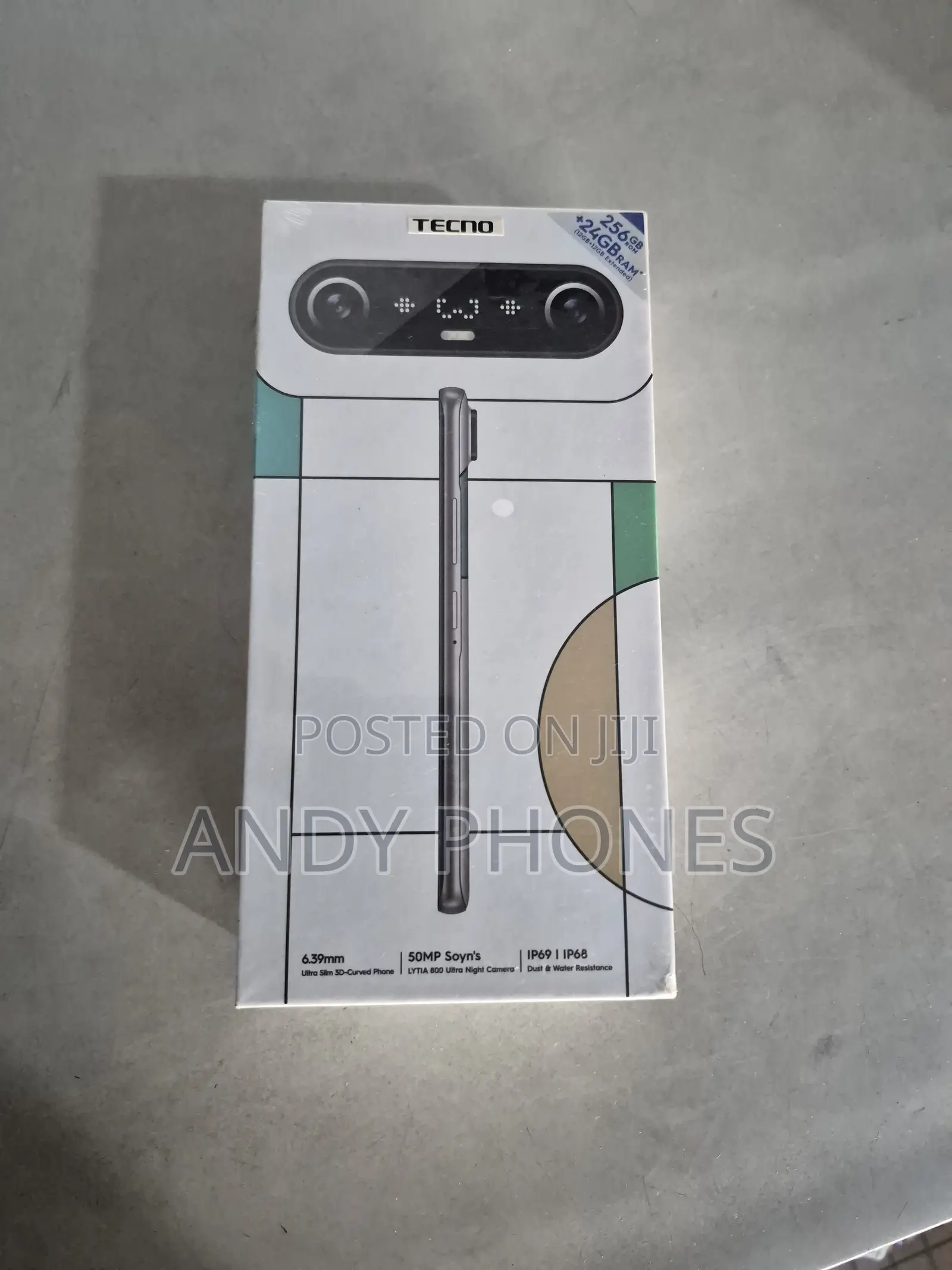 New Tecno Camon Slim 256 GB White