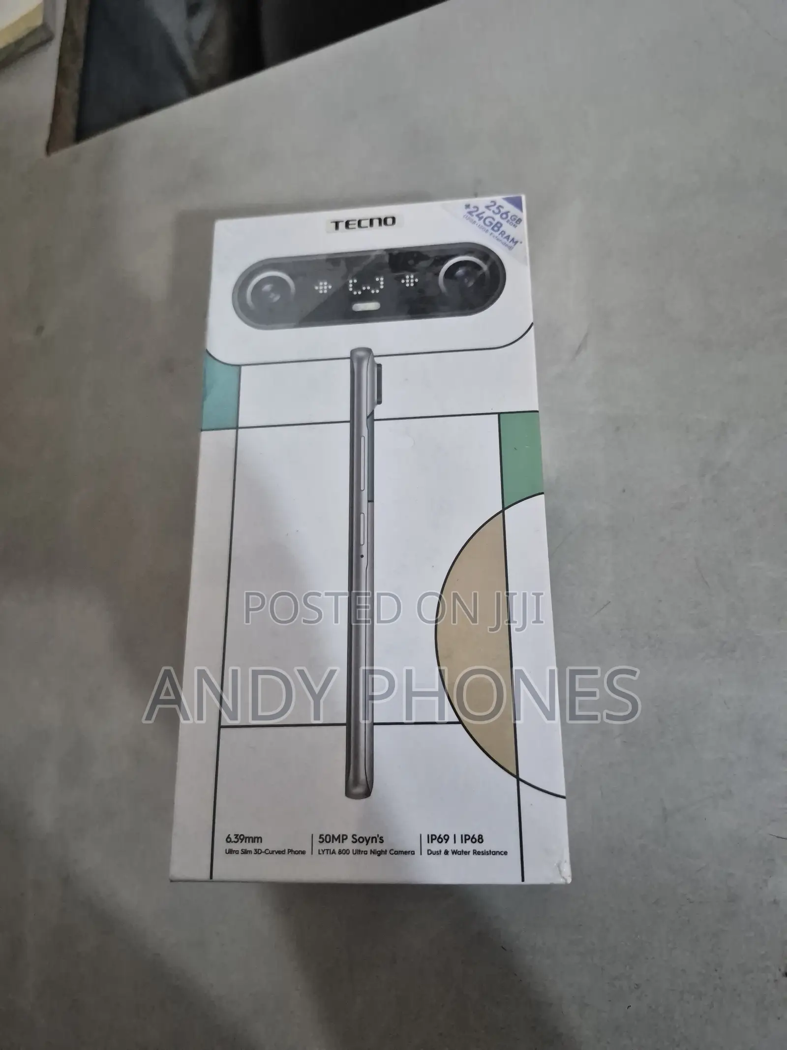 New Tecno Camon Slim 256 GB White