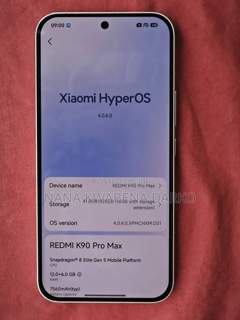 Xiaomi Redmi K90 Pro Max 512 GB Red