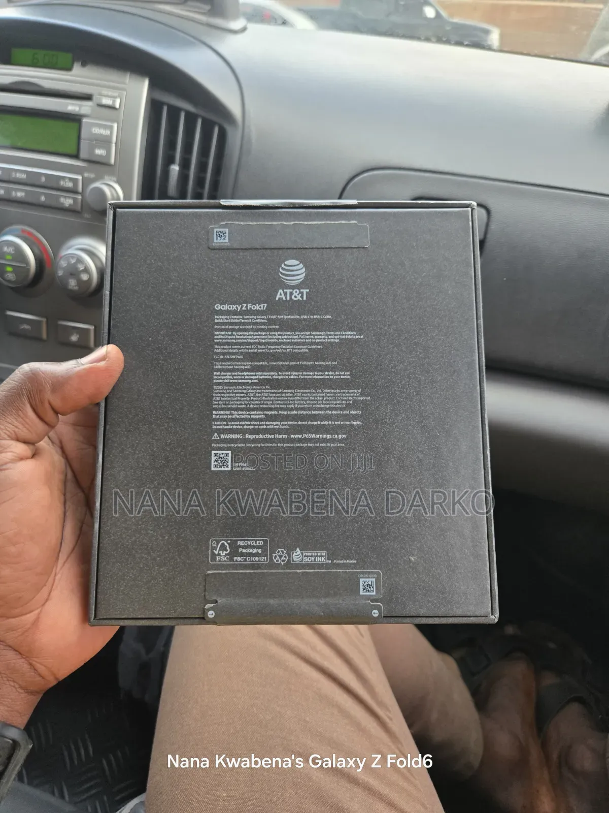 New Samsung Galaxy Z Fold7 256 GB Blue