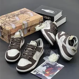 Affordable Sneakers – Nike Dunk Low – Brown / Cream / Grey | Unisex
