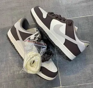 Affordable Sneakers – Nike Dunk Low – Brown / Cream / Grey | Unisex