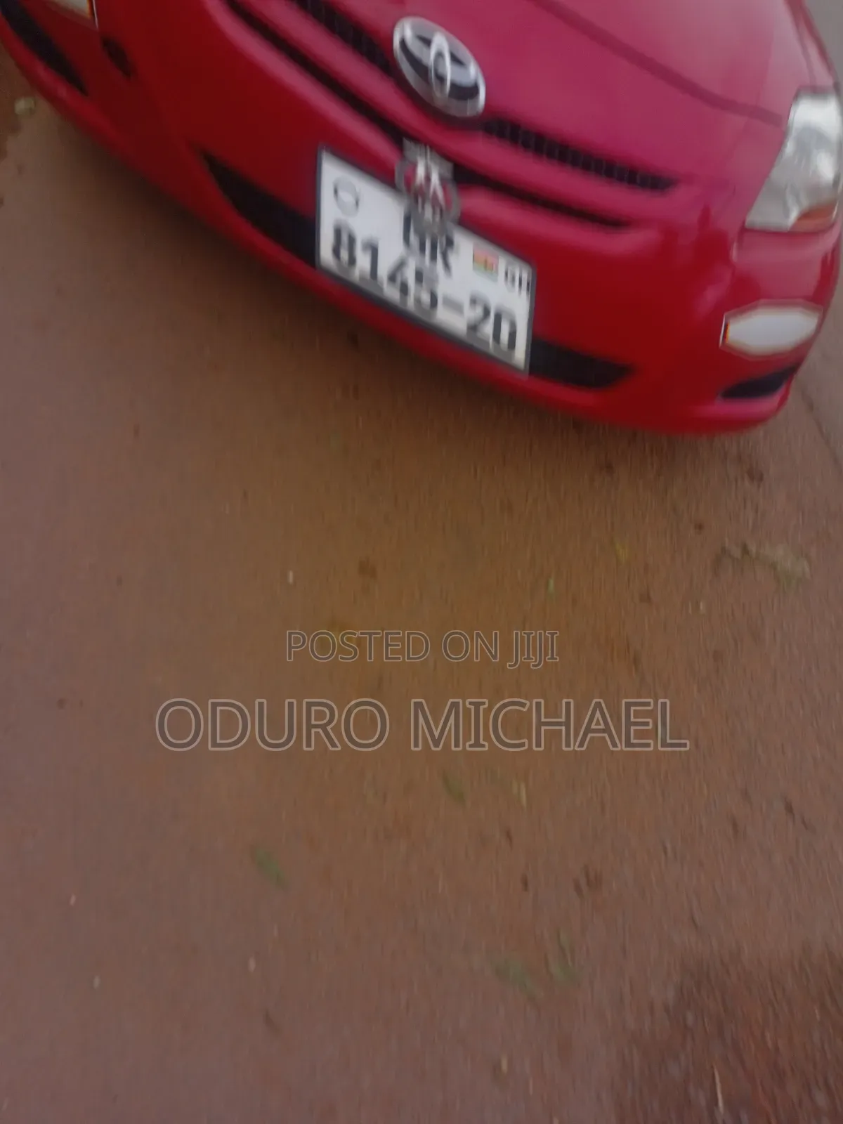 Toyota Yaris 2008 Red
