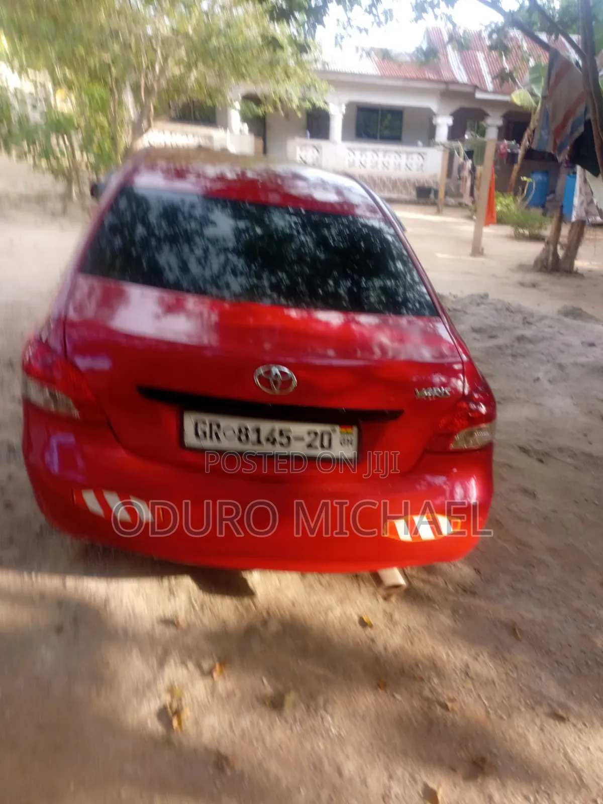 Toyota Yaris 2008 Red