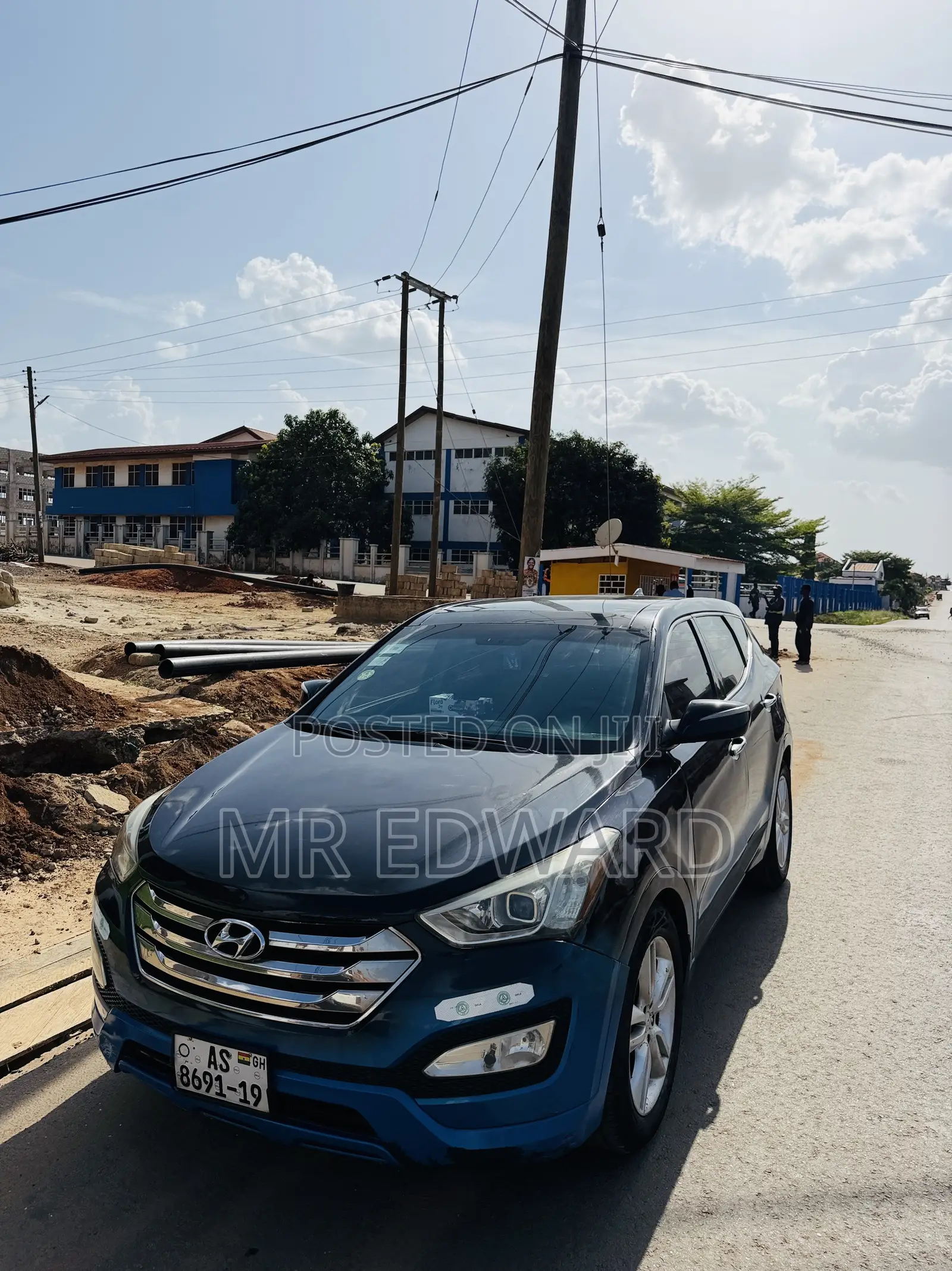 Hyundai Santa Fe Limited AWD 2016 Blue