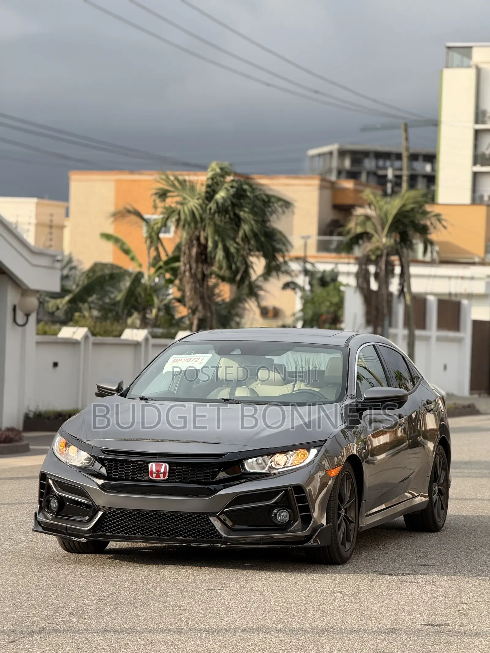 Honda Civic EX-L Hatchback 2020 Gray