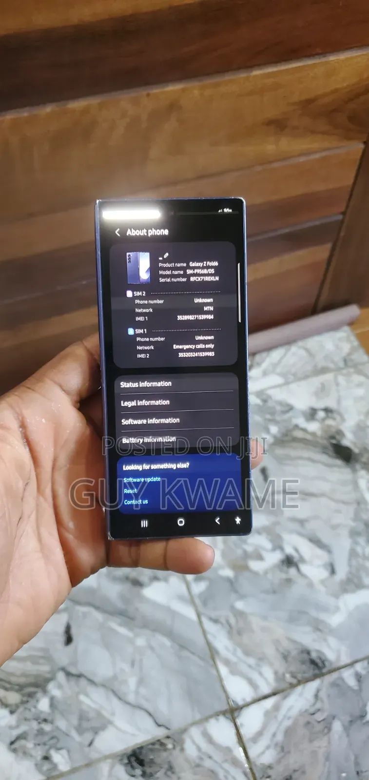 Samsung Galaxy Z Fold6 256 GB Blue