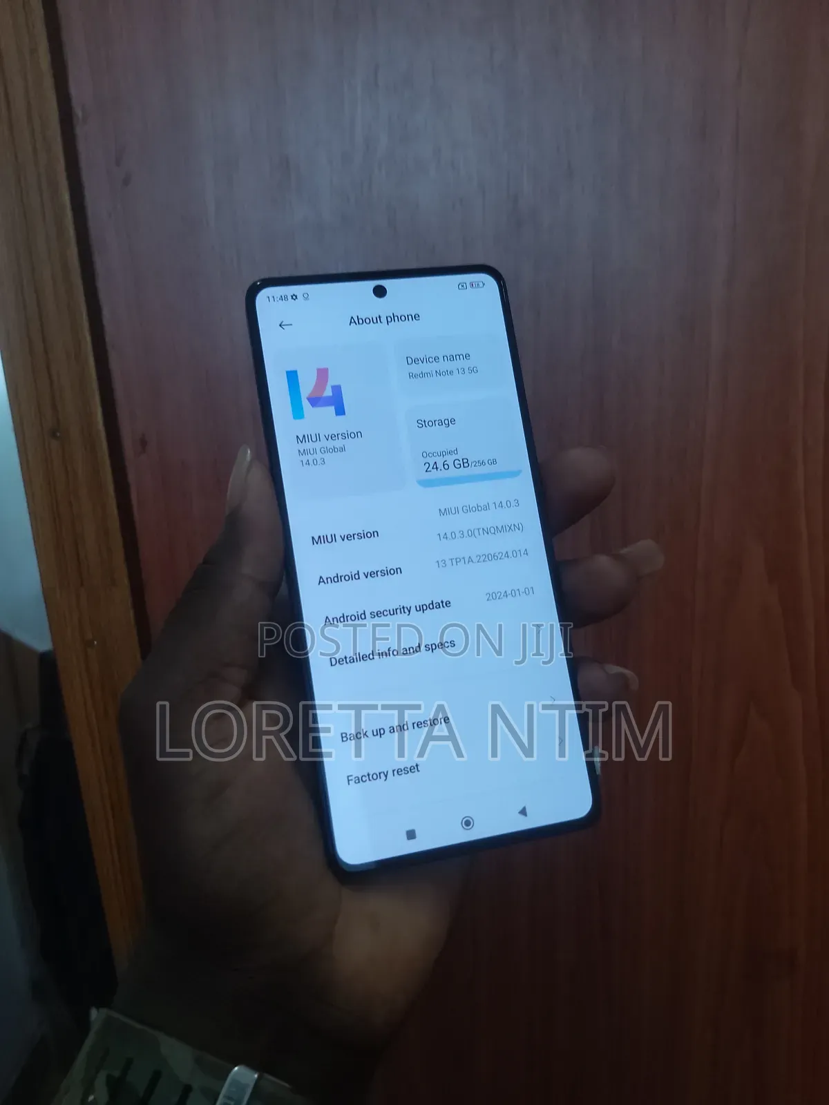 New Xiaomi Redmi Note 13 256 GB Black