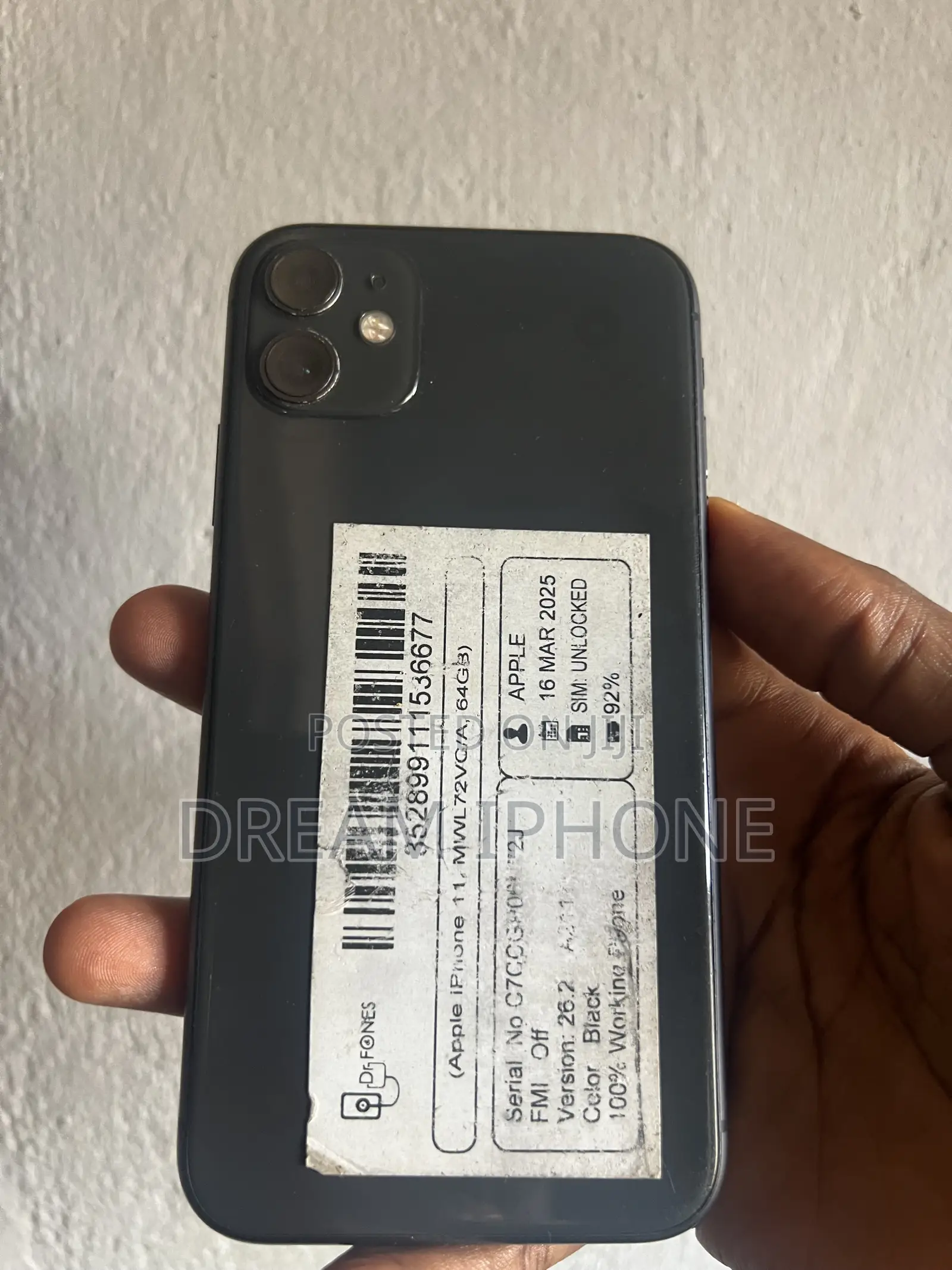 Apple iPhone 11 64 GB Black