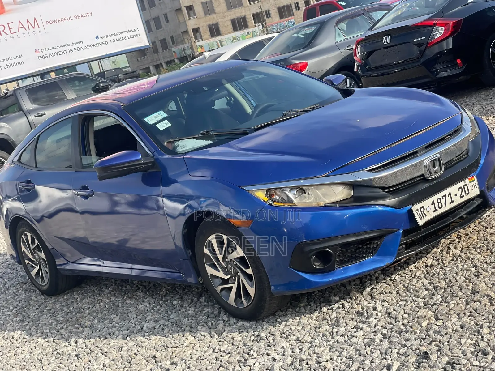 Honda Civic EX Sedan 2018 Blue