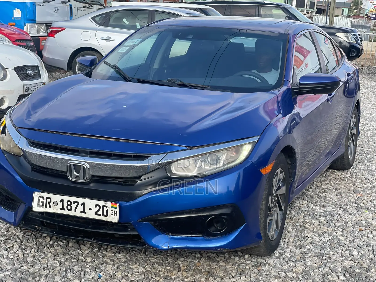 Honda Civic EX Sedan 2018 Blue