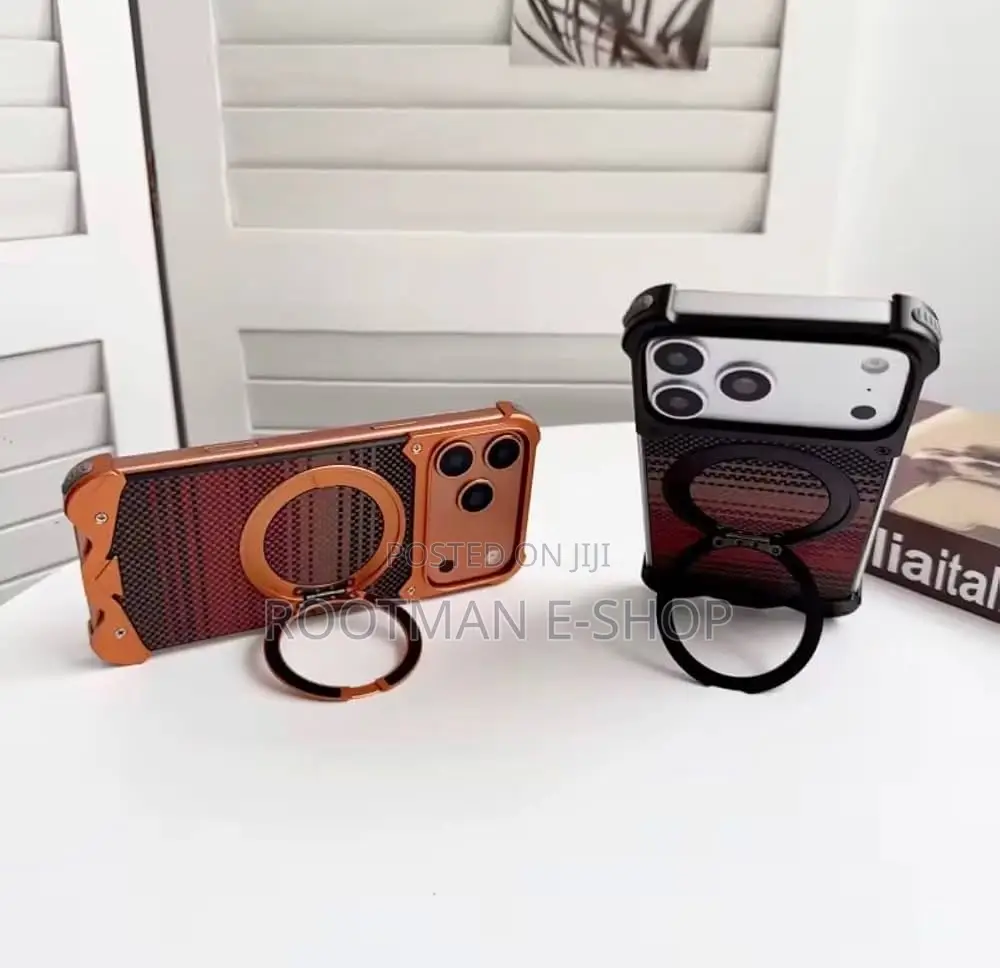 Frameless Metal Leather Magnetic Mag Safe Case for iPhone 18 Pro Max
