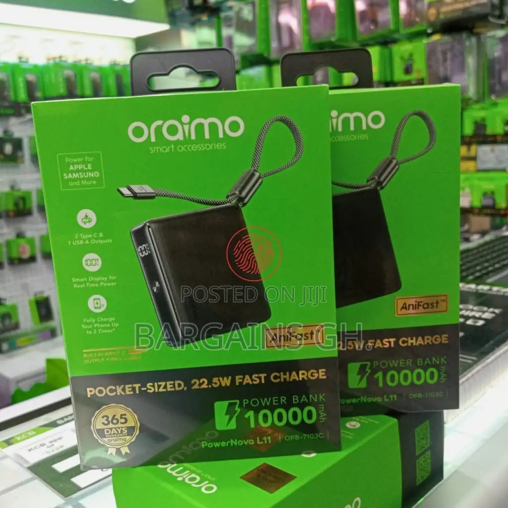 Oraimo PowerNova L11 Pocket-Size 10,000mAh Power Bank