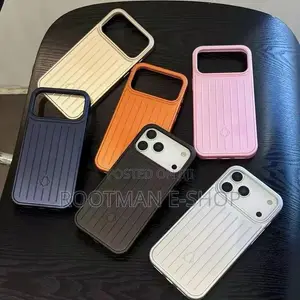 Rimowa Aluminium iPhone Case for 11 to 18 Pro Max