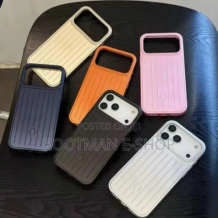 Rimowa Aluminium iPhone Case for 11 to 18 Pro Max