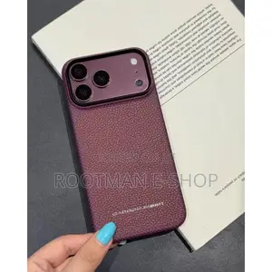Ultra Thin Grain Magnetic Hard Case for iPhone 18 Pro Max