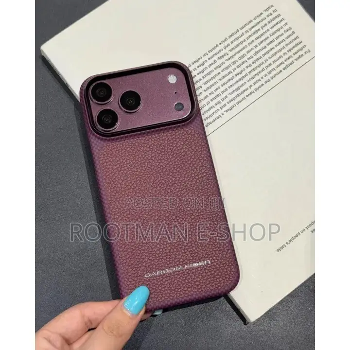 Ultra Thin Grain Magnetic Hard Case for iPhone 18 Pro Max