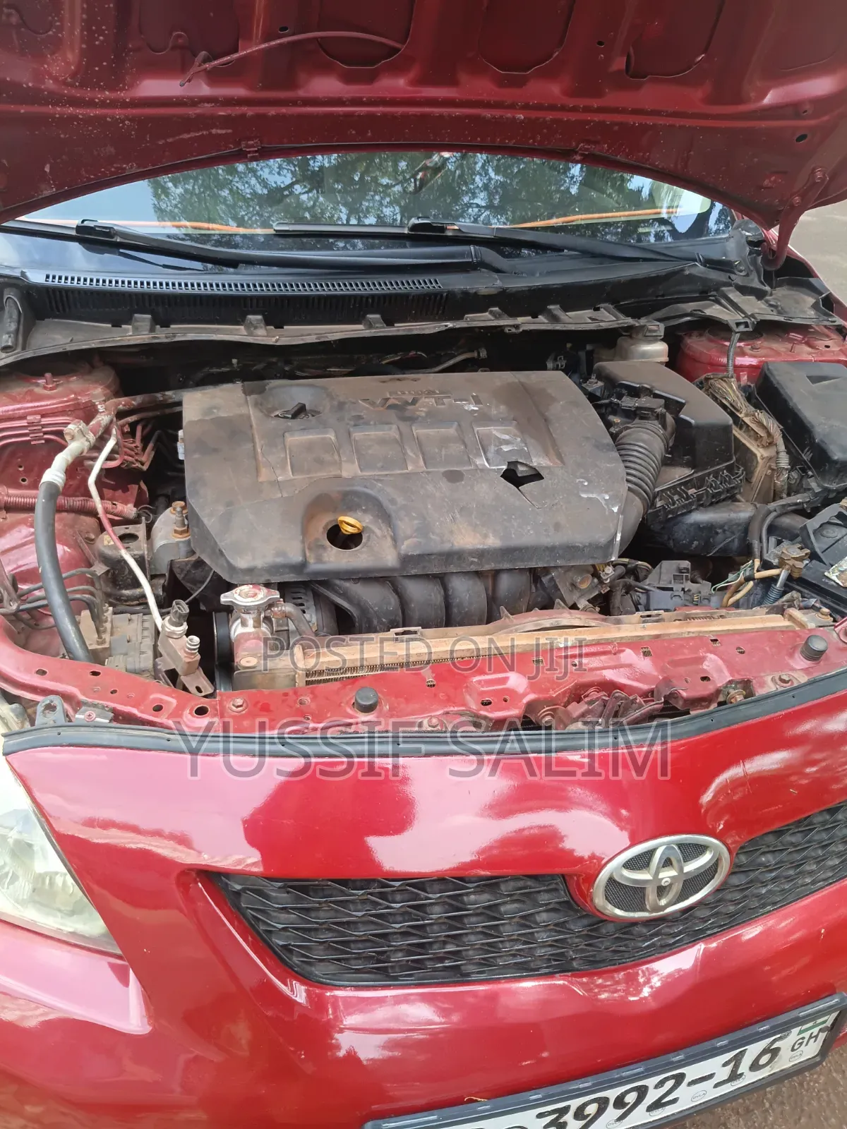 Toyota Corolla XLE 4dr Sedan (1.8L 4cyl 4A) 2009 Red