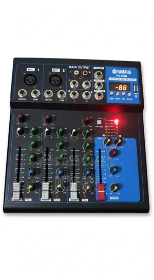 Yamaha F4-USB 4CH Audio Mixer AdankwameWorking Perfe
