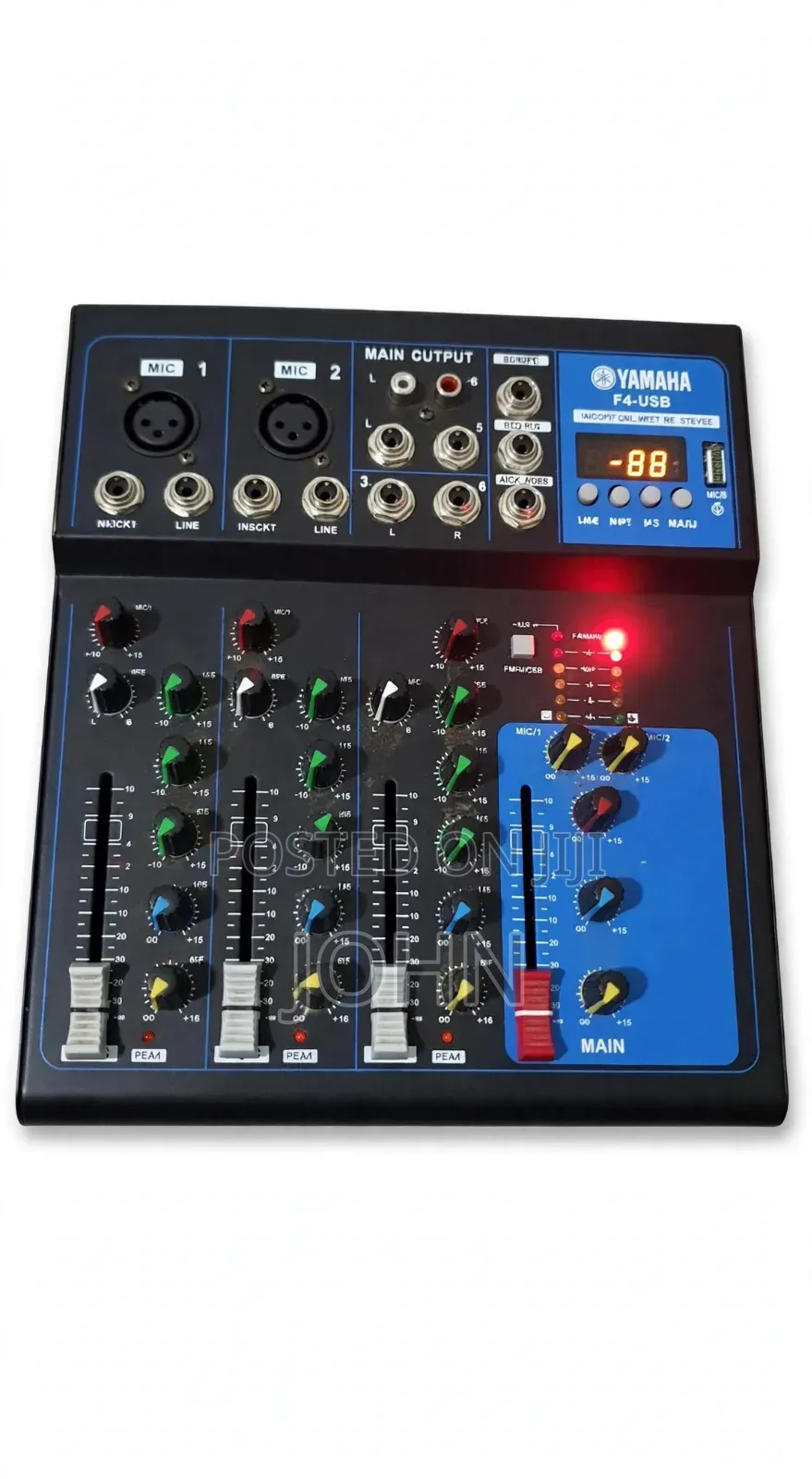Yamaha F4-USB 4CH Audio Mixer AdankwameWorking Perfe