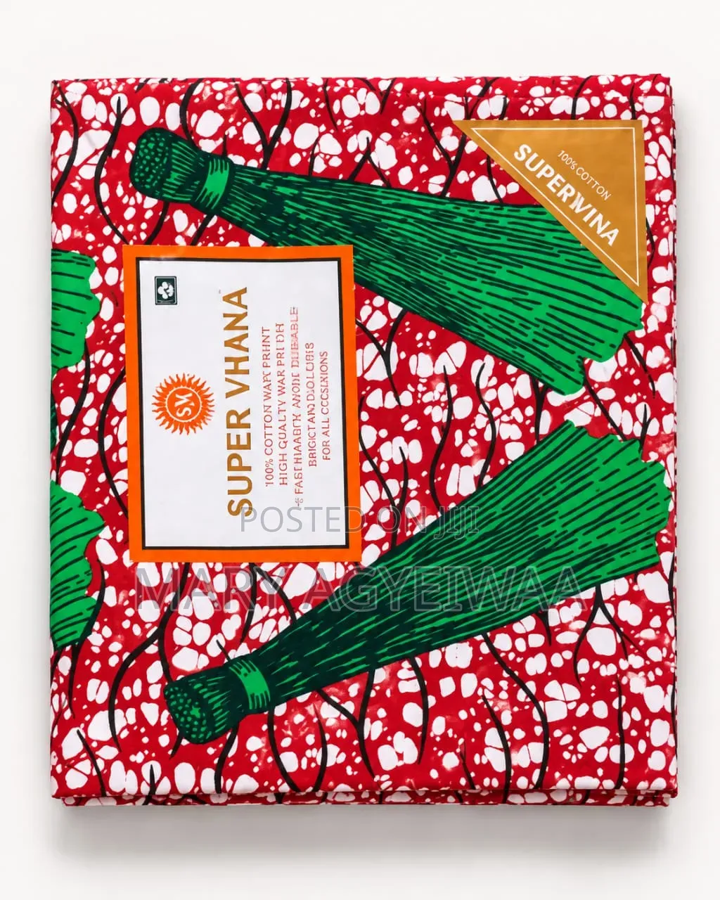 Beautiful African Print Fabric – 6 Yards