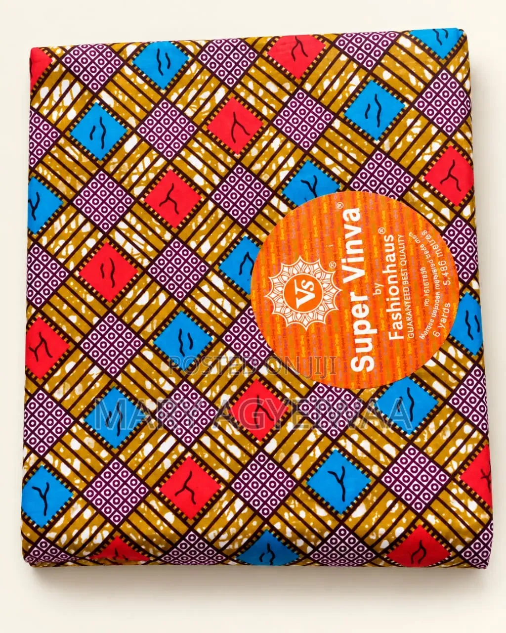 Beautiful African Print Fabric – 6 Yards