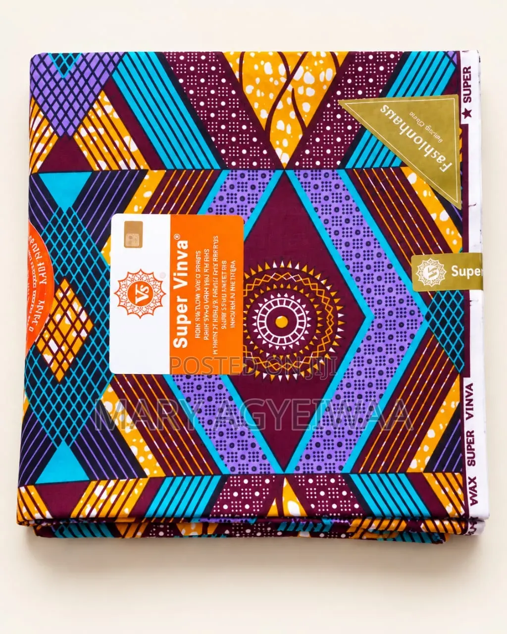 Beautiful African Print Fabric – 6 Yards