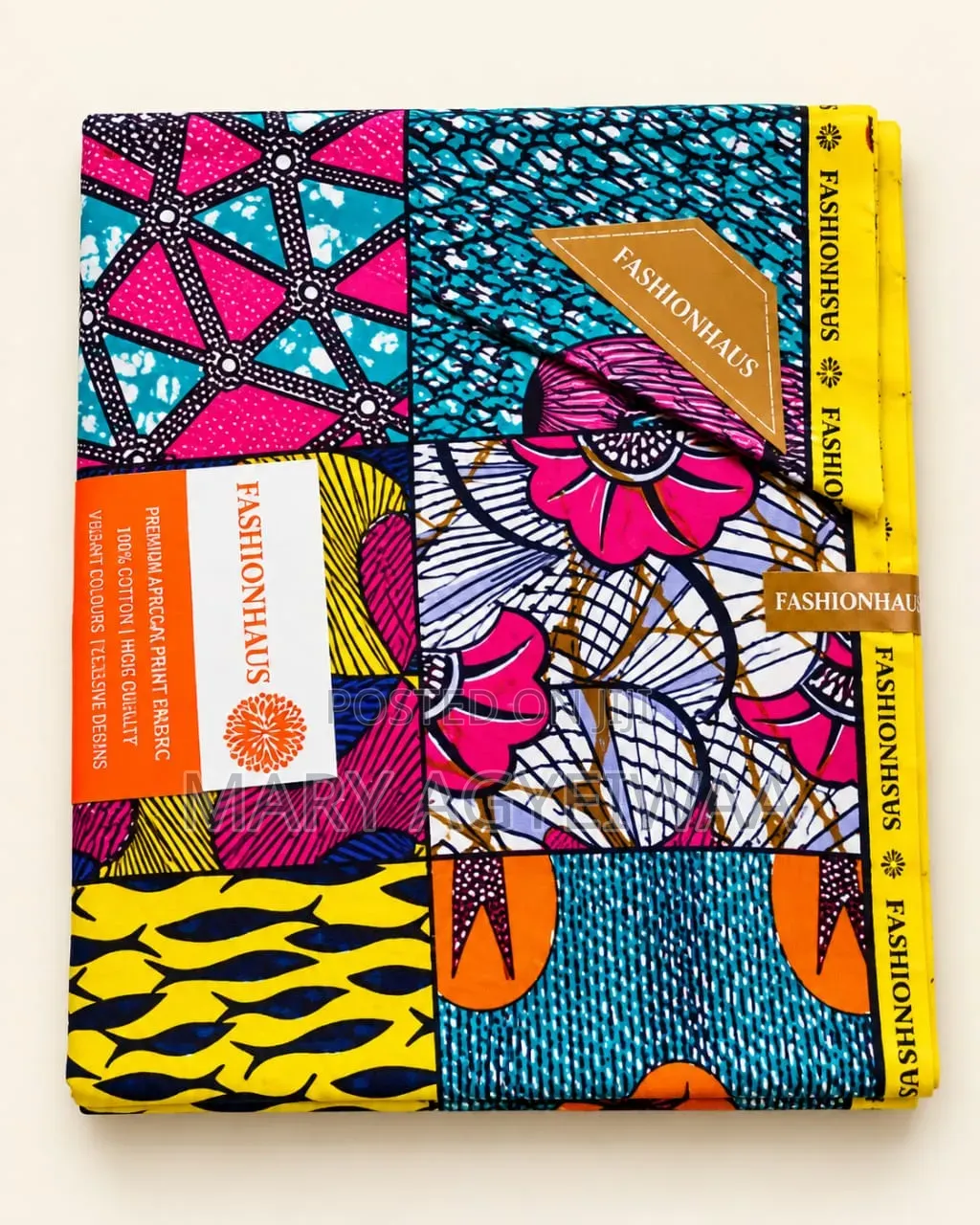 Beautiful African Print Fabric – 6 Yards