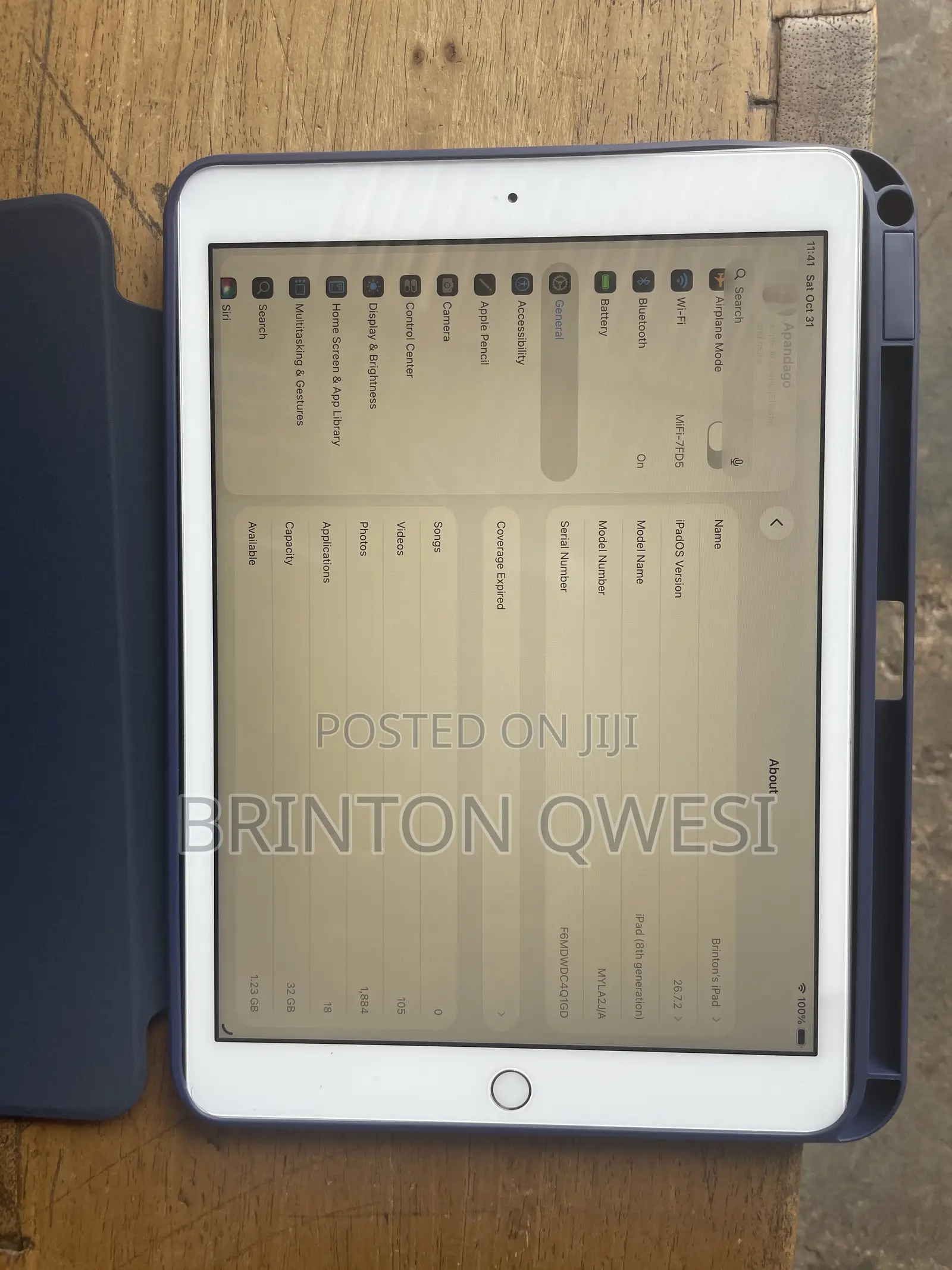 Apple iPad 10.2 (2020) Wi-Fi 32 GB Silver