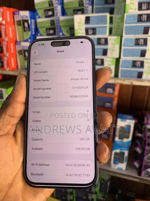Apple iPhone 16 Pro 256 GB Black