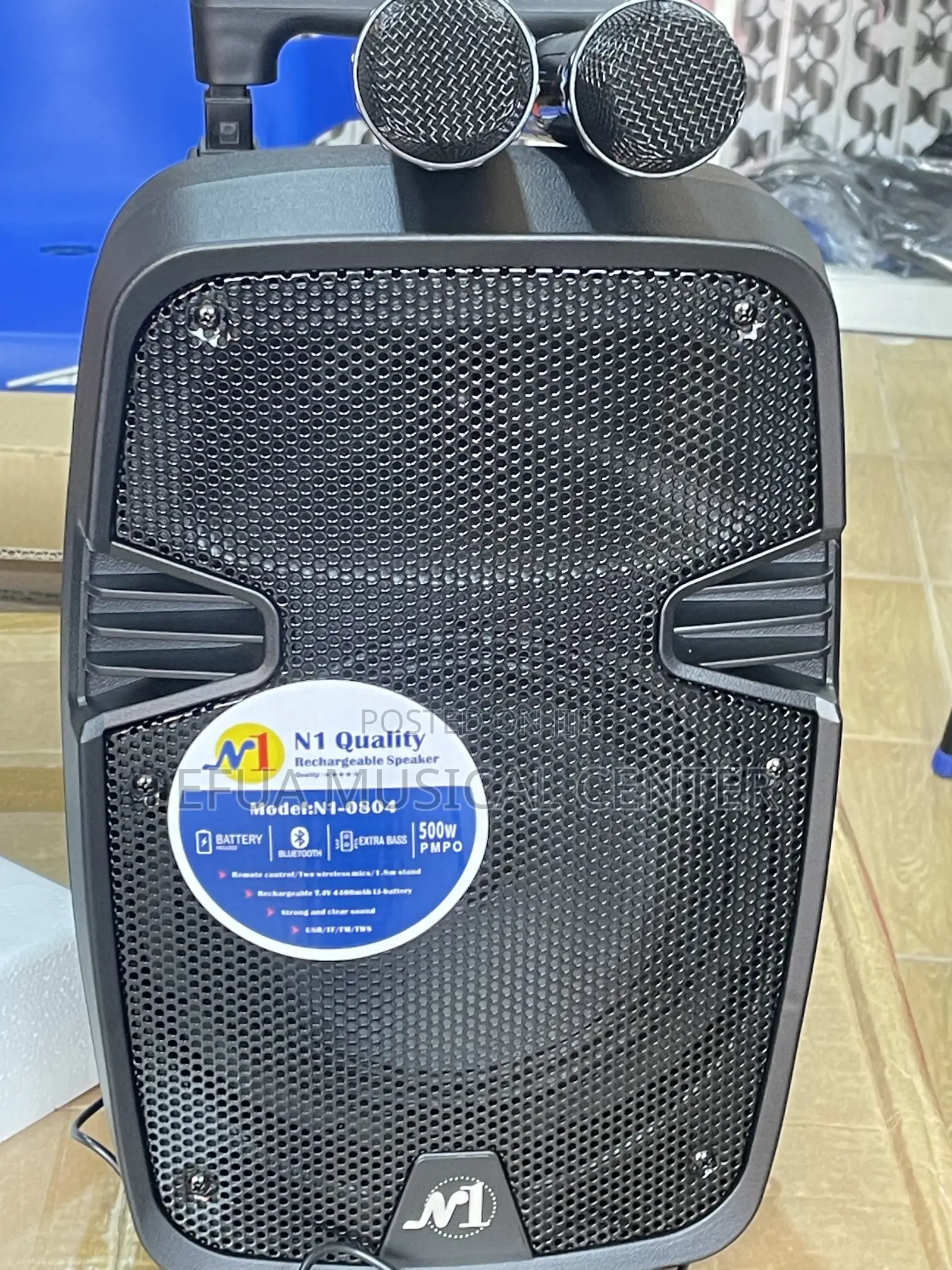 N1 Quality Rechargeable Speaker With Stand