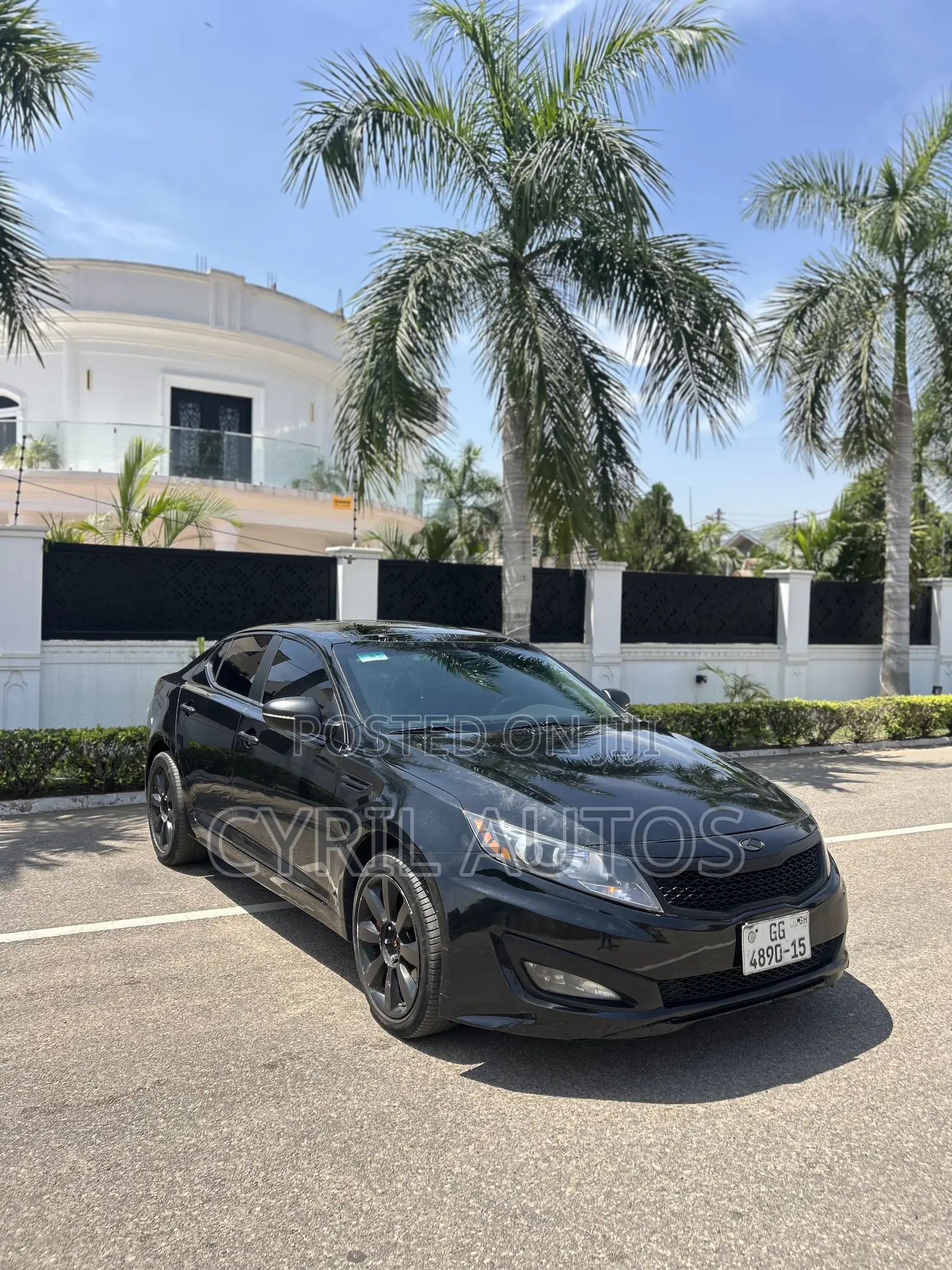 Kia Optima SXL Turbo Sedan (2.0 L 4cyl 6A) 2013 Black