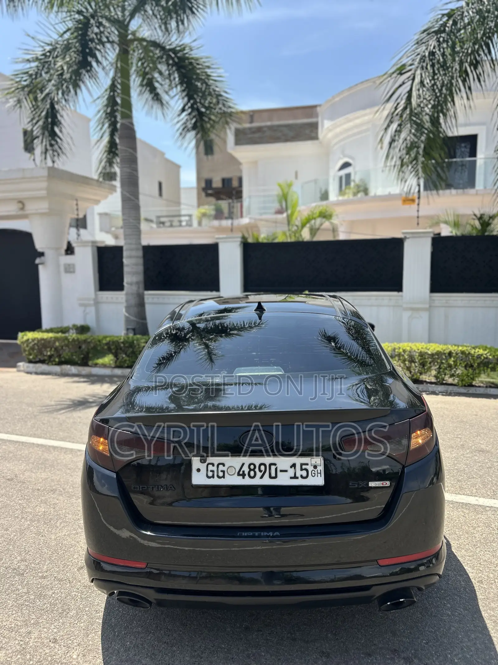 Kia Optima SXL Turbo Sedan (2.0 L 4cyl 6A) 2013 Black