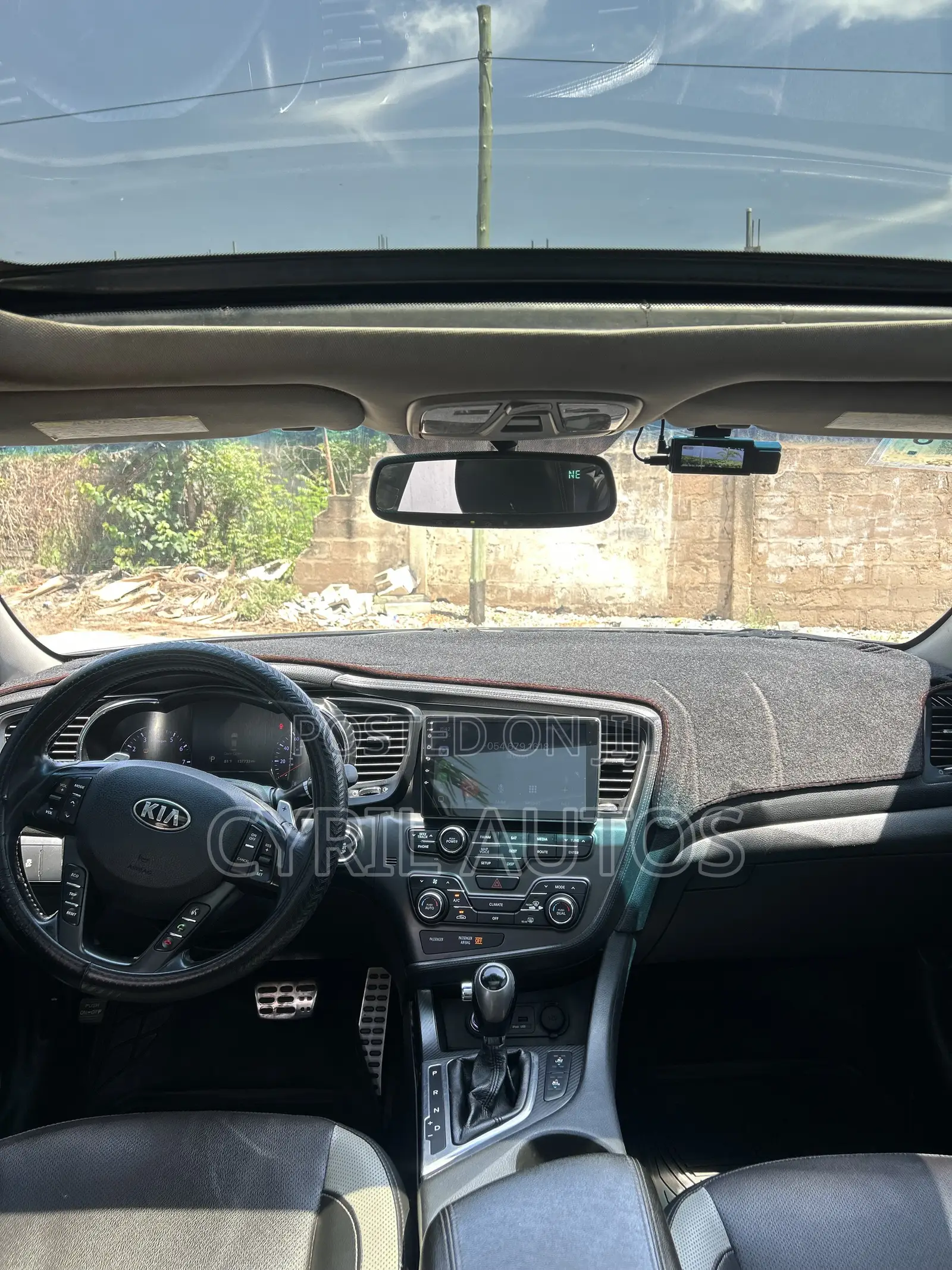 Kia Optima SXL Turbo Sedan (2.0 L 4cyl 6A) 2013 Black