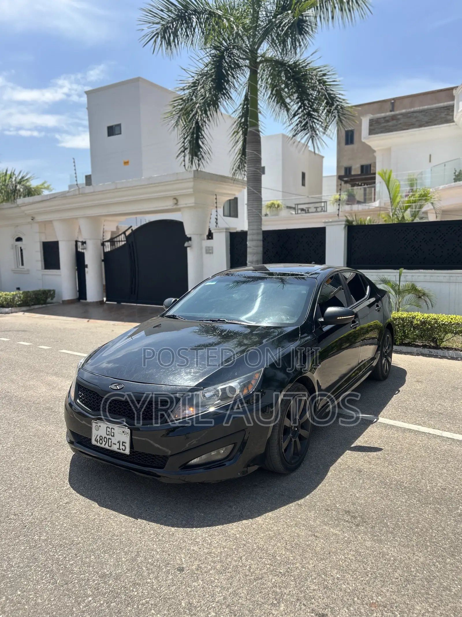 Kia Optima SXL Turbo Sedan (2.0 L 4cyl 6A) 2013 Black