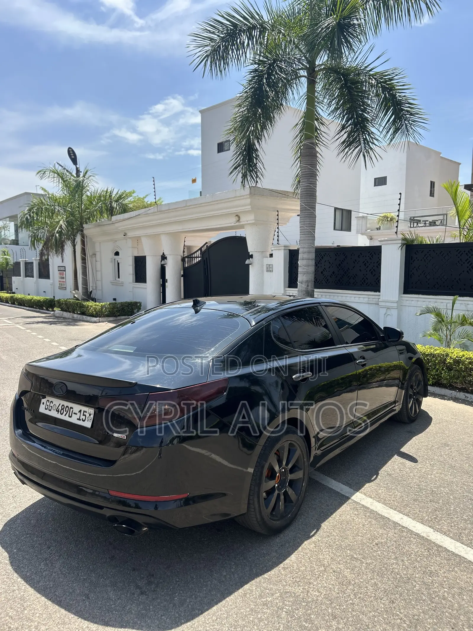 Kia Optima SXL Turbo Sedan (2.0 L 4cyl 6A) 2013 Black