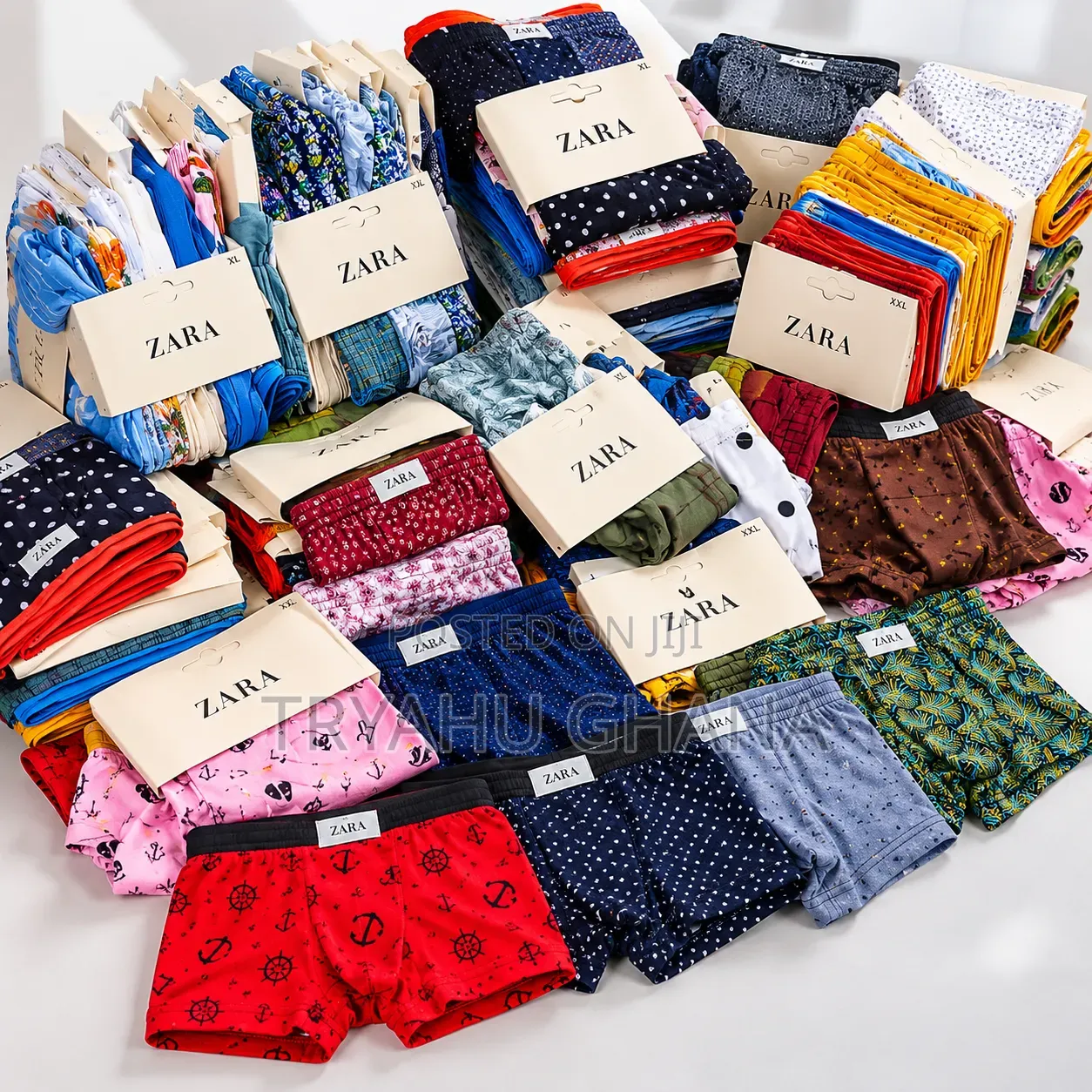 Men's Boxer Shorts Multipack Available at TRYAHU Ghana