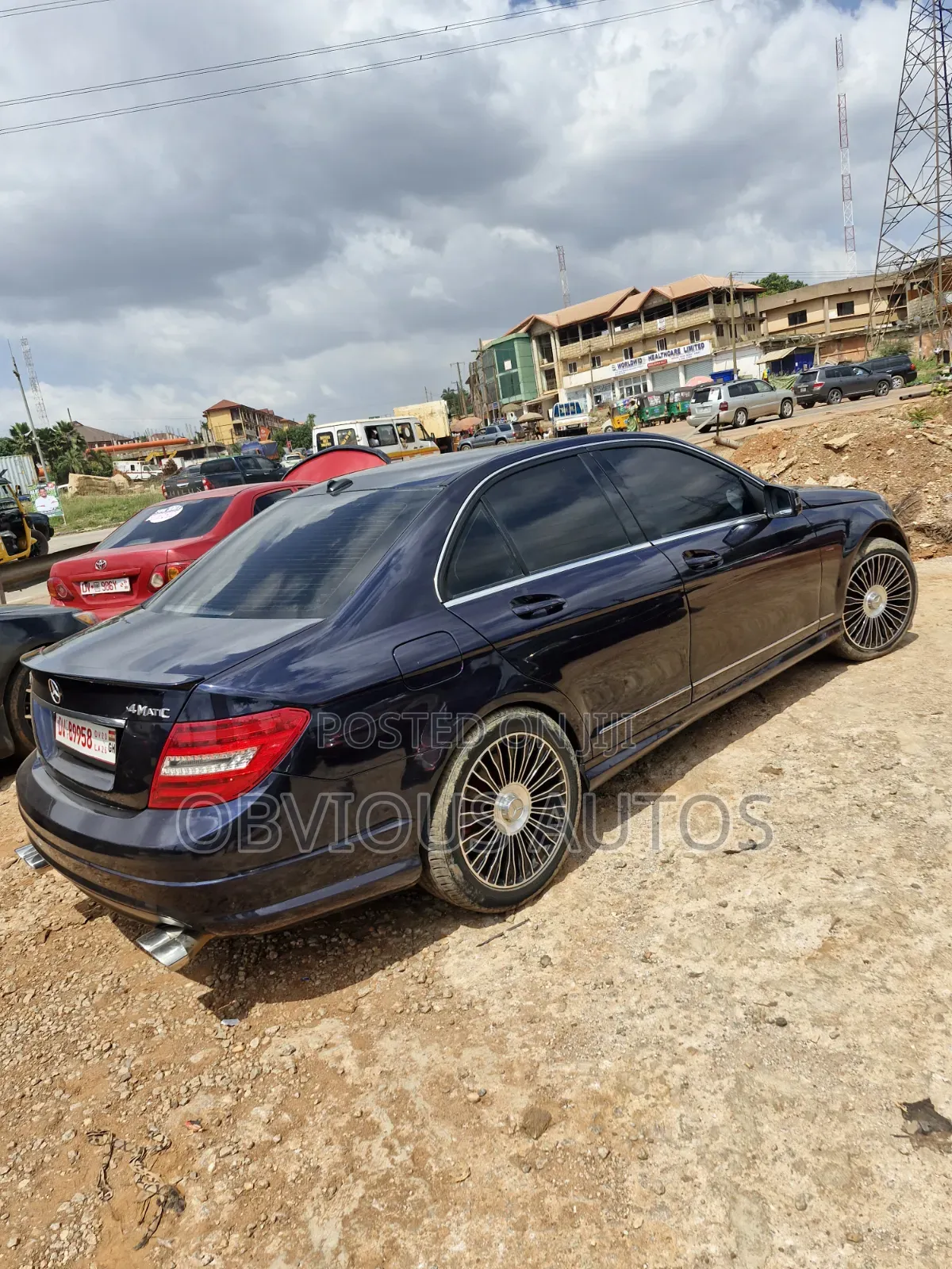 Mercedes-Benz C300 Sport 4Matic Sedan AWD (3.0L 6cyl 7A) 2011 Blue