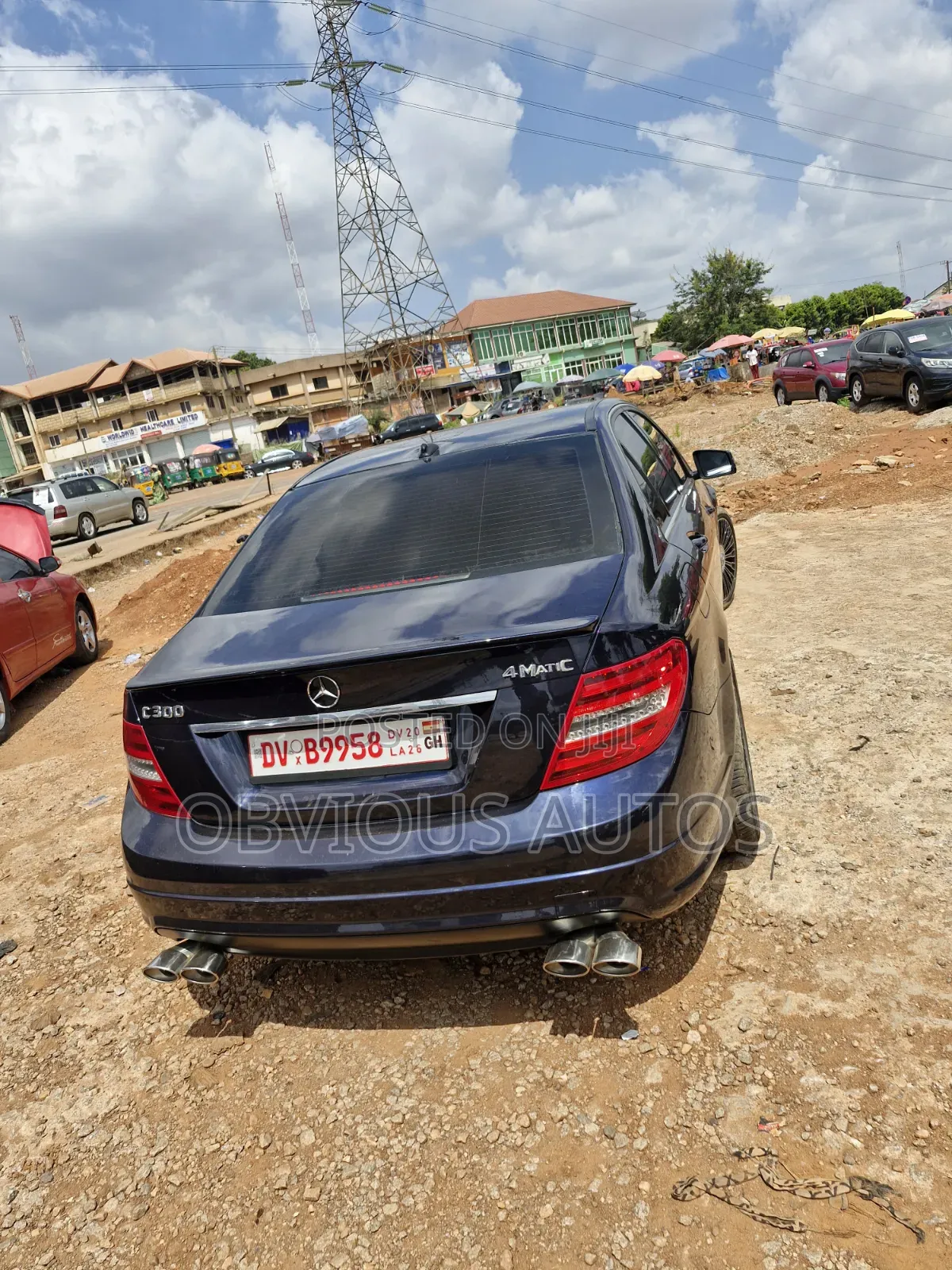 Mercedes-Benz C300 Sport 4Matic Sedan AWD (3.0L 6cyl 7A) 2011 Blue