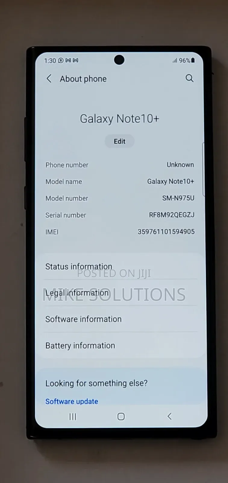 Samsung Galaxy Note 10 Plus 256 GB Black