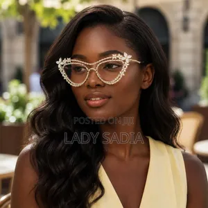 Luxury Silver and Gold Floral Peach -Tinted Sunglasses for Women