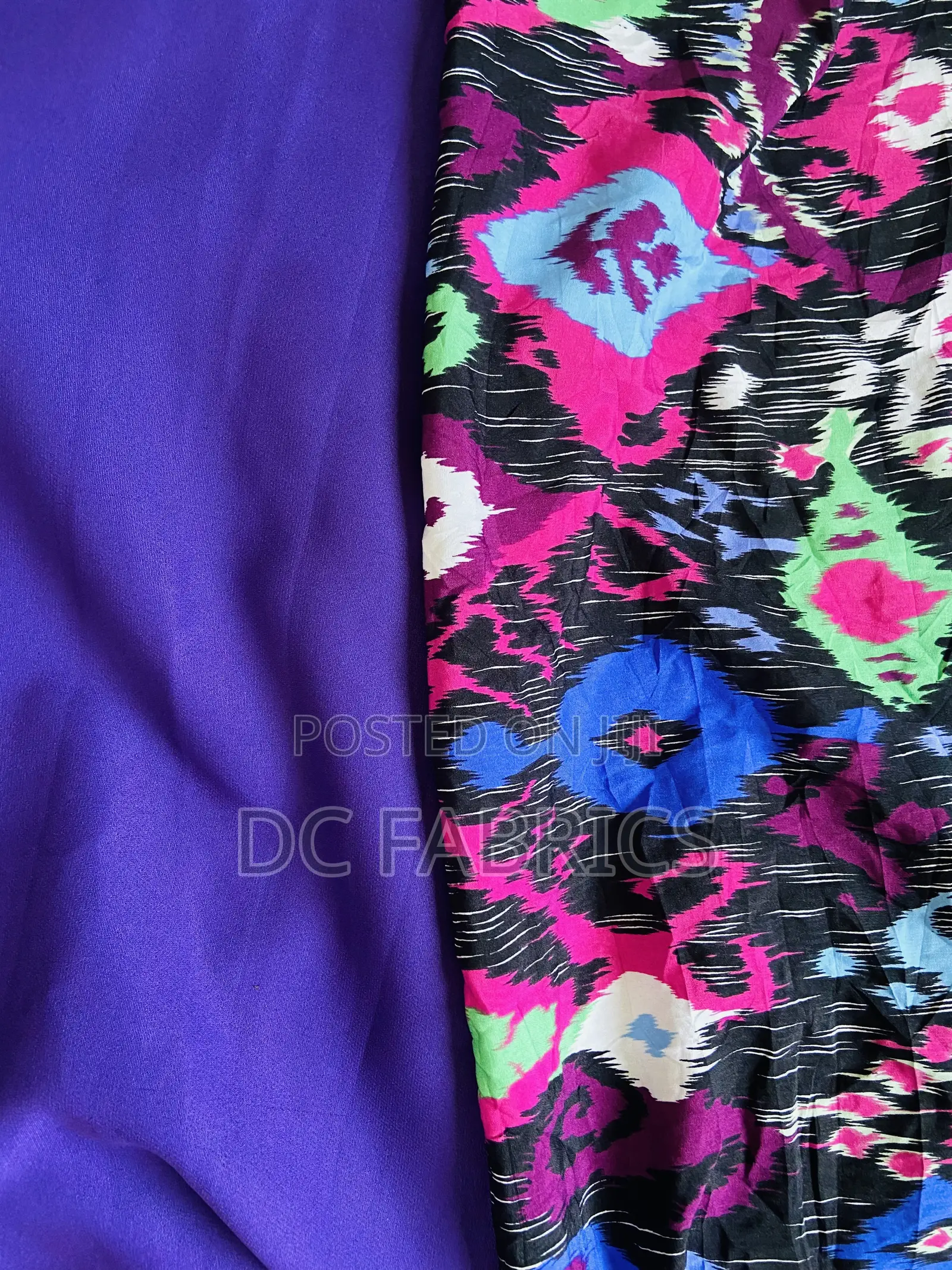 Fabric Combos-2 Yards Plain, 2 Yards Pattern