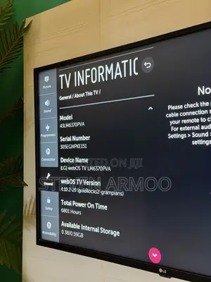 Used LG 43inches Smart TV (Lm6370pva)