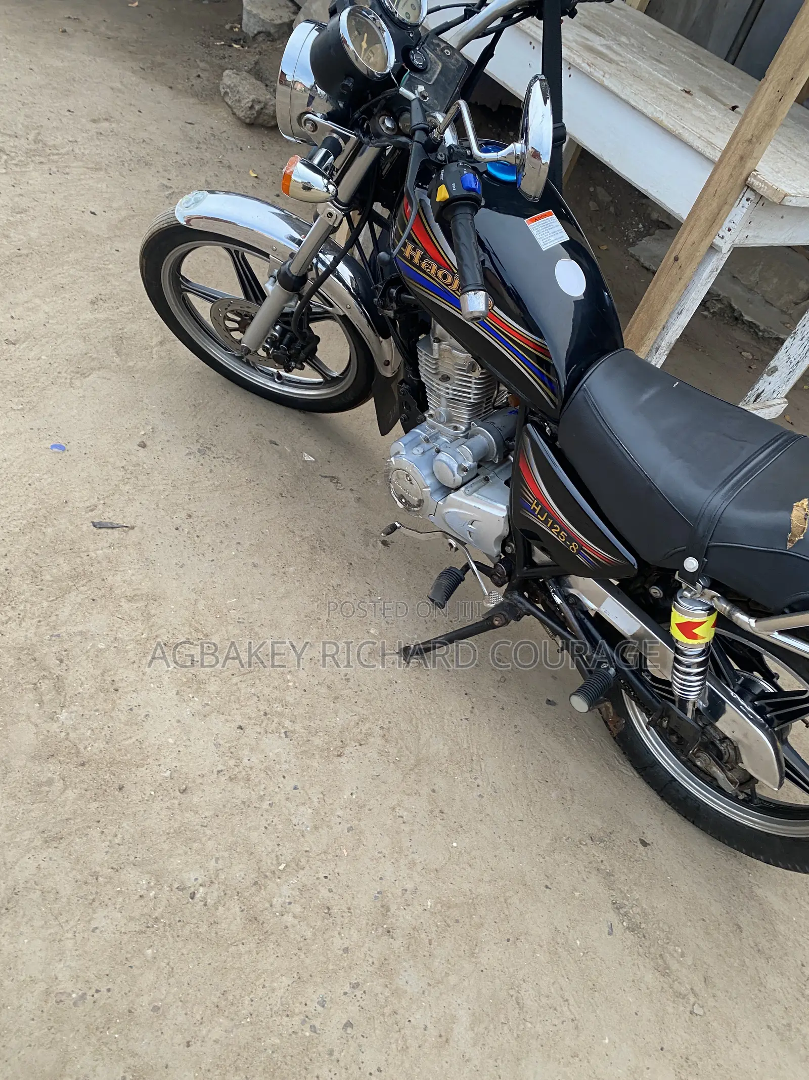 Haojue HJ125-8K 2024 Black
